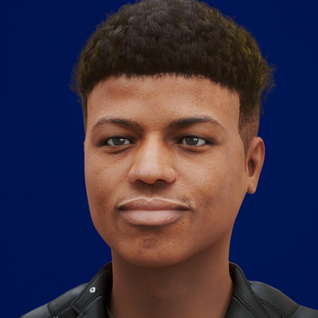 Photorealistic 3D avatar created from a selfie
