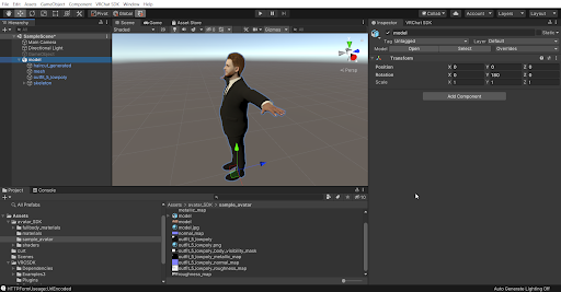 How to create an avatar from a selfie and upload it to VRChat with Unity