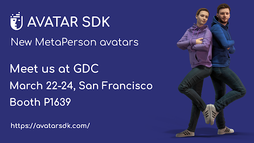 Avatar SDK GDC (realistic 3D avatars)