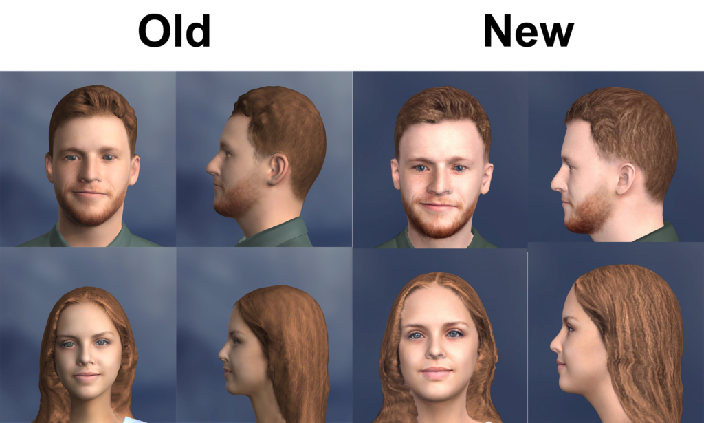 Hairstyles old vs new